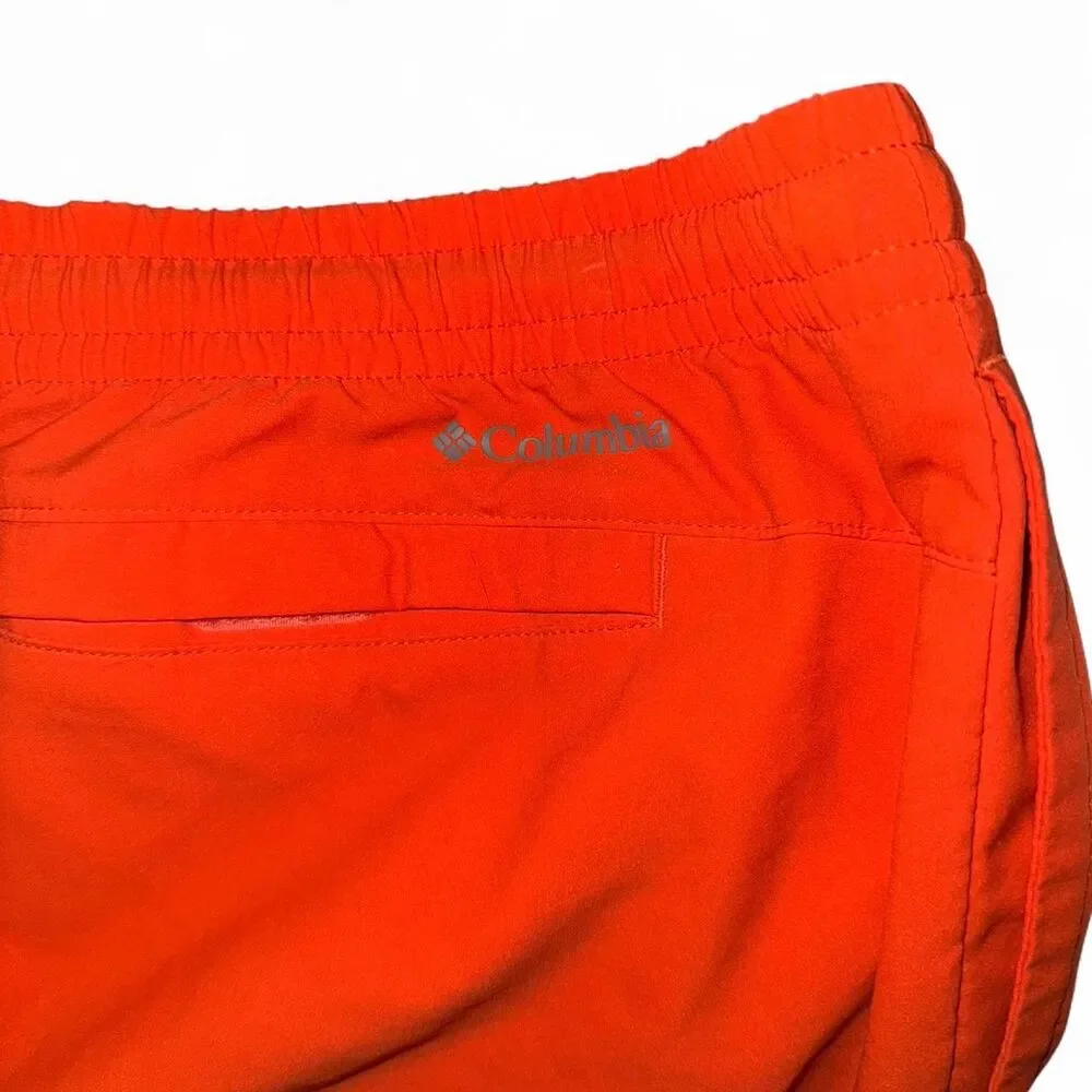 Columbia-sportswear Men's Orange and Red Swim-briefs-shorts